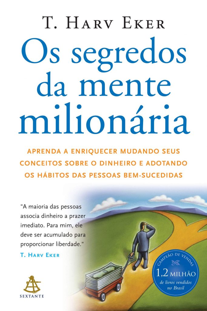 Capa do livro de educação financeira "Os segredos da mente milionária"