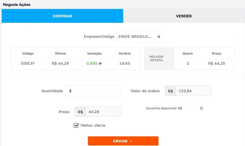 Como investir na bolsa: comprando a ação na prática.